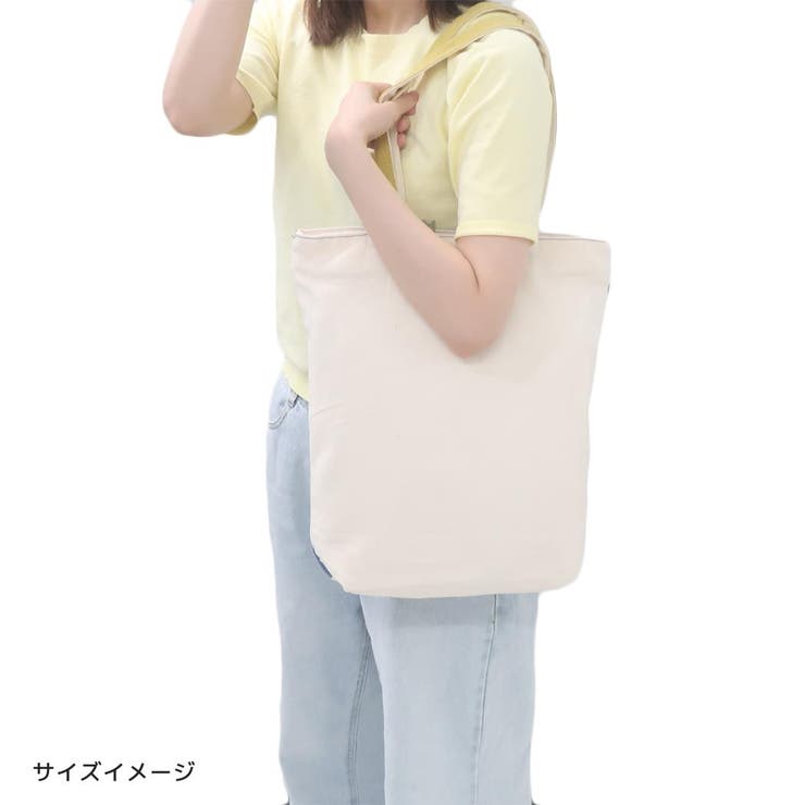 トートバッグ ファスナー付きキャンバストート よもぎのお寿司 | cinemacollection | 詳細画像5 