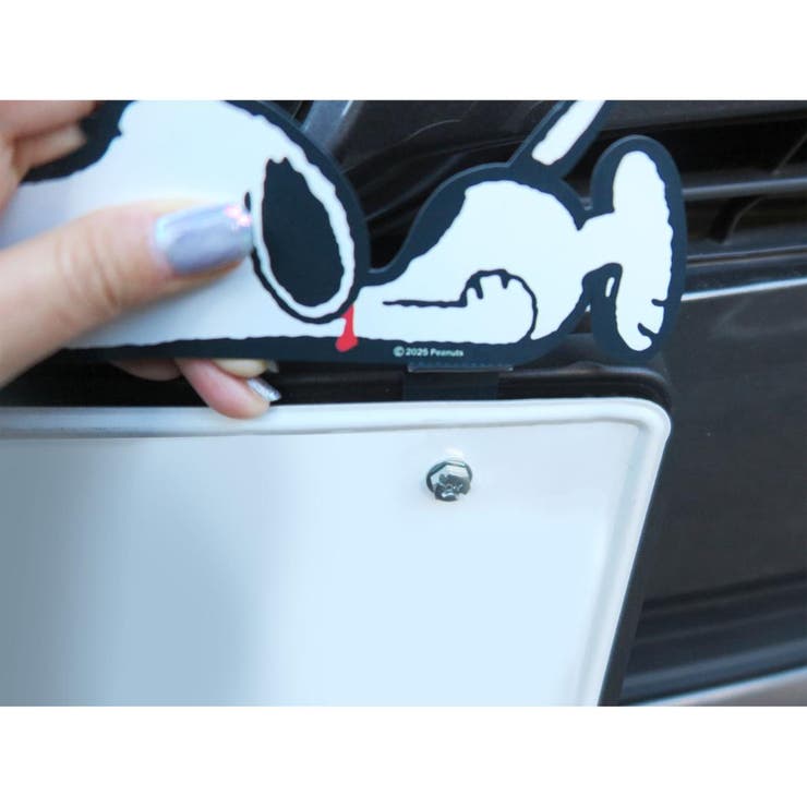 スヌーピー カー用品 ナンバーフレームマスコット | cinemacollection | 詳細画像4 