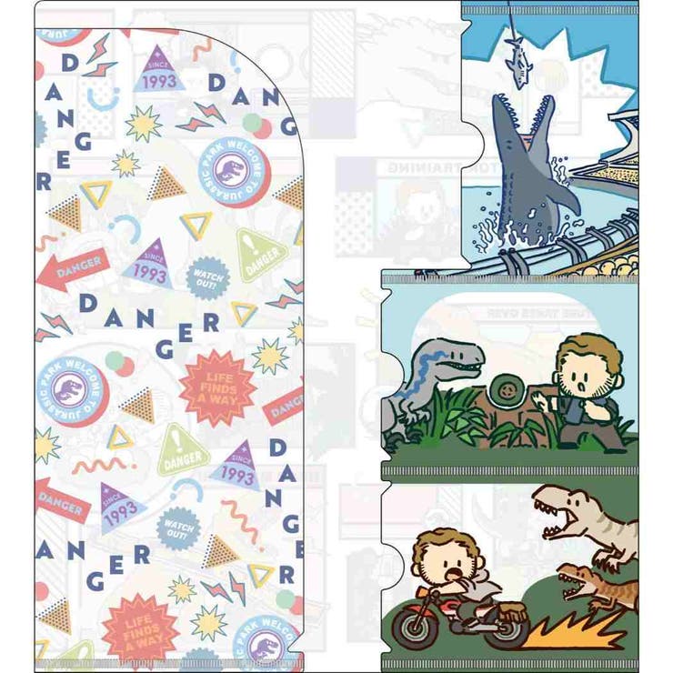 ジュラシックワールド ミニクリアファイル チケットホルダー | cinemacollection | 詳細画像3 