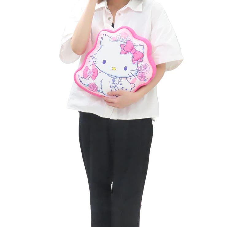 チャーミーキティ クッション ダイカットクッション[品番：BREW0192394