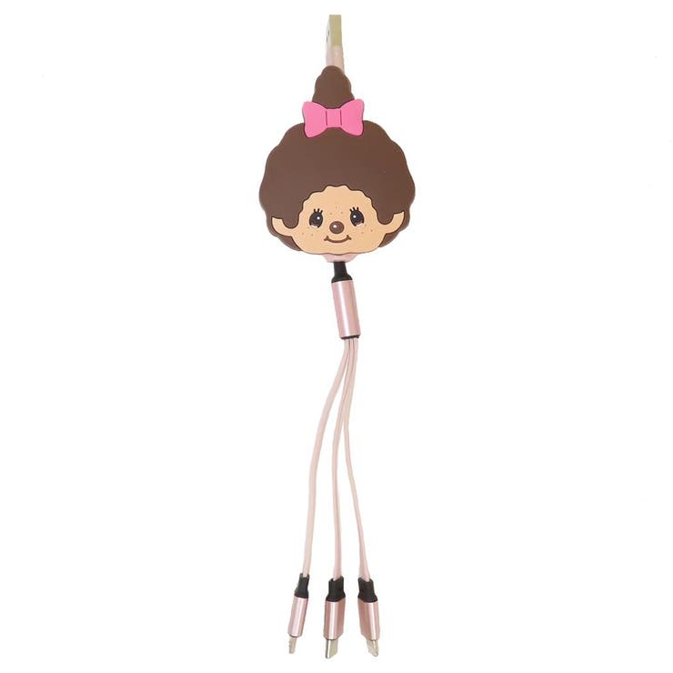モンチッチ 充電コード リール式マルチ充電ケーブル | cinemacollection | 詳細画像1 