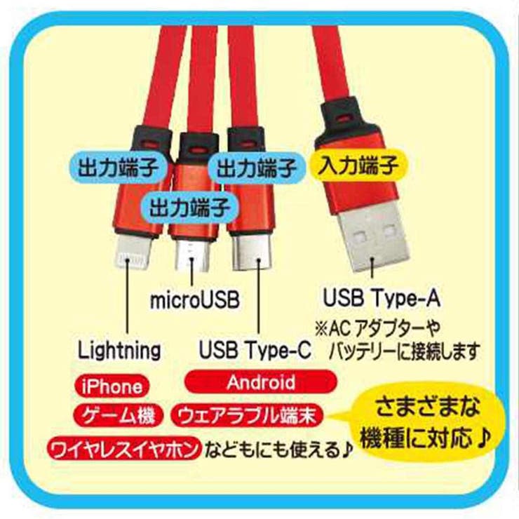モンチッチ 充電コード リール式マルチ充電ケーブル | cinemacollection | 詳細画像4 