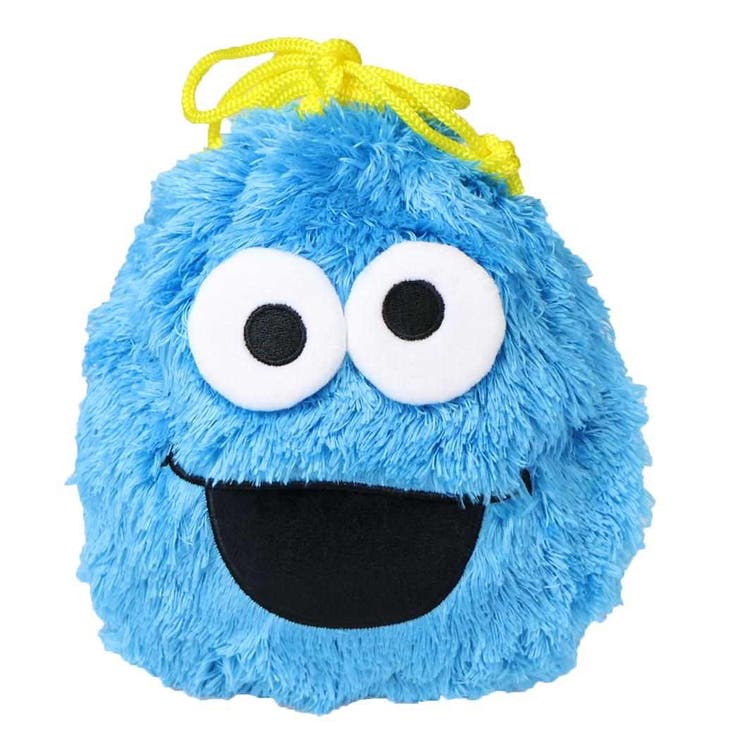 セサミストリート 巾着ポーチ ぬいぐるみ巾着 | cinemacollection | 詳細画像1 