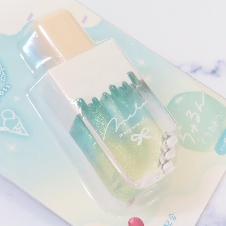 コスメ雑貨 アイス型グラデーションリップグロス ソーダ | cinemacollection | 詳細画像2 