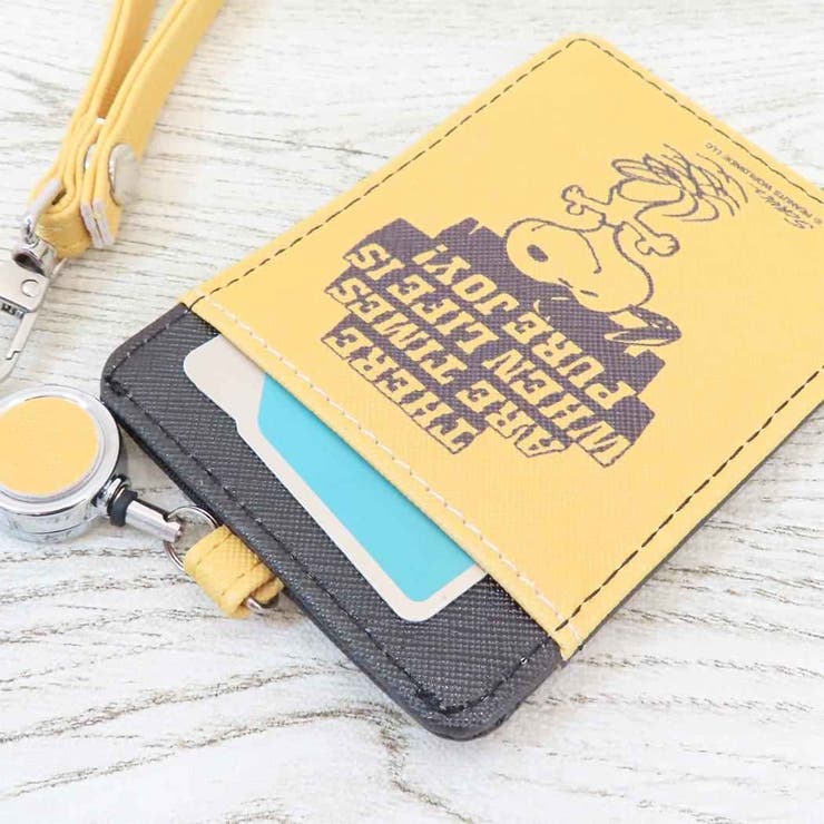 スヌーピー 定期入れ リール付きパスケース | cinemacollection | 詳細画像3 