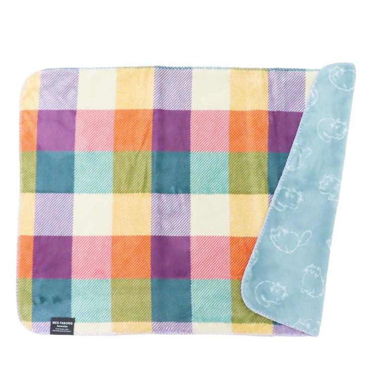 ひざ掛け毛布 リバーシブルブランケット ミネットチェック | cinemacollection | 詳細画像2 