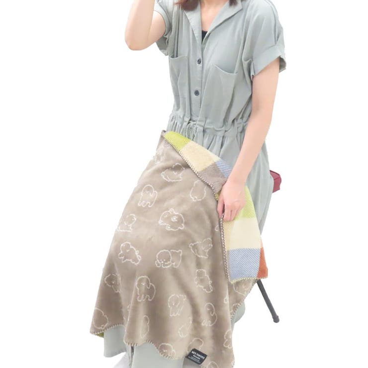 ひざ掛け毛布 リバーシブルブランケット パピーチェック | cinemacollection | 詳細画像5 