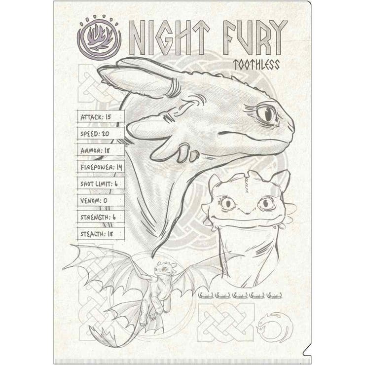 ヒックとドラゴン クリアフォルダー ペーパー付きクリアファイル | cinemacollection | 詳細画像1 