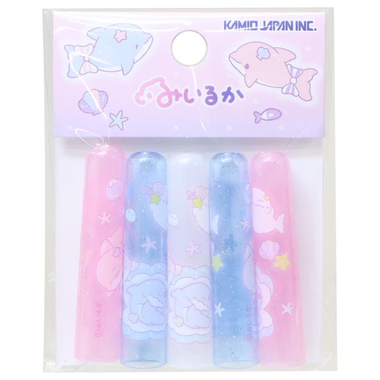 ゆるいるか 鉛筆キャップ えんぴつカバー5本セット | cinemacollection【KIDS】 | 詳細画像1 