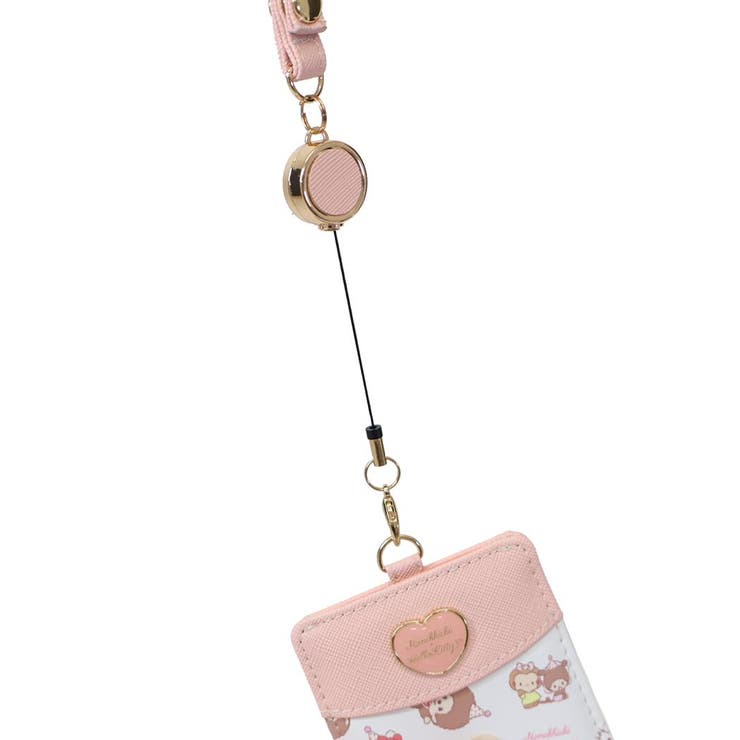 モンチッチxハローキティ 定期入れ リール付パスケース | cinemacollection | 詳細画像3 