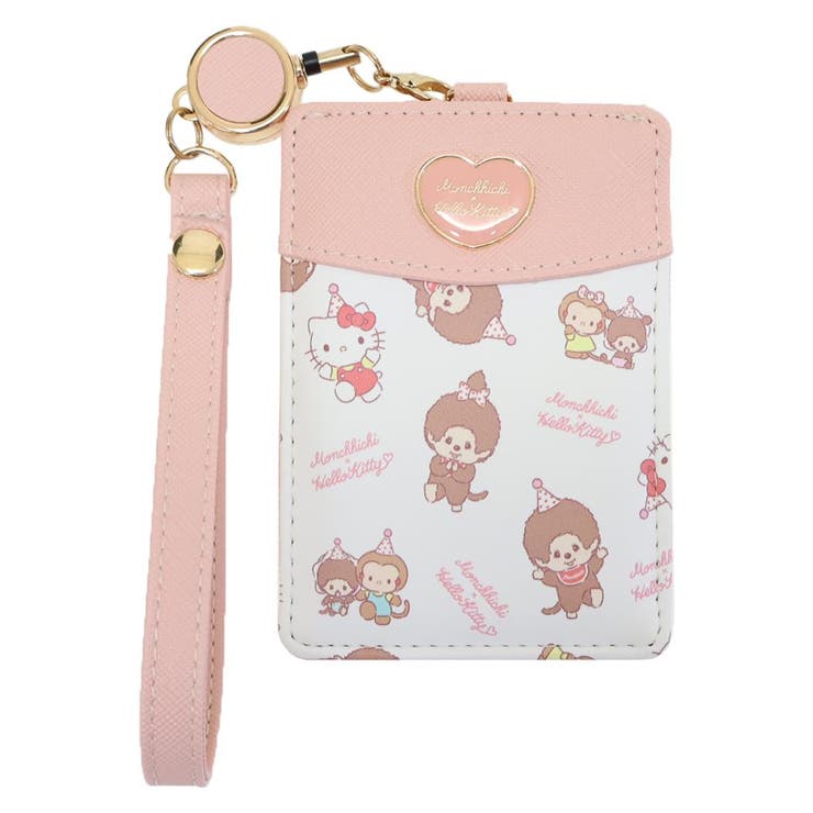 モンチッチxハローキティ 定期入れ リール付パスケース | cinemacollection | 詳細画像5 