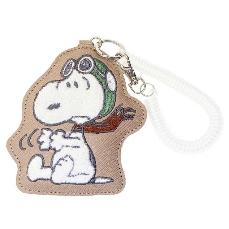 スヌーピー 定期入れ ダイカット刺繍パスケース | cinemacollection | 詳細画像1 