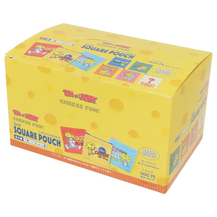 トムとジェリー ミニポーチ シークレットスクエアポーチ | cinemacollection | 詳細画像1 