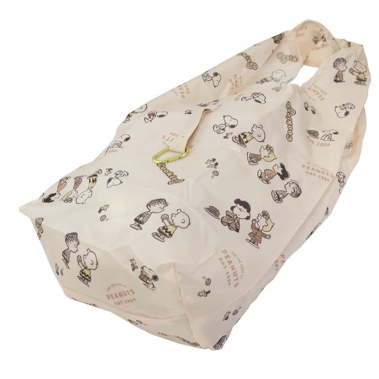 スヌーピー エコバッグ カラビナ付き底マチエコバッグ | cinemacollection | 詳細画像2 
