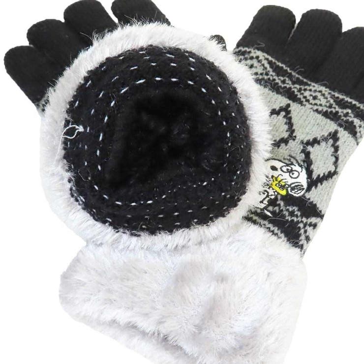 スヌーピー 手袋 ワンポイント刺繍スマホ対応手袋 | cinemacollection | 詳細画像3 