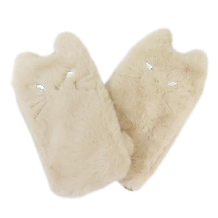 ネコファー 手袋 指ぬきグローブ | cinemacollection | 詳細画像6 