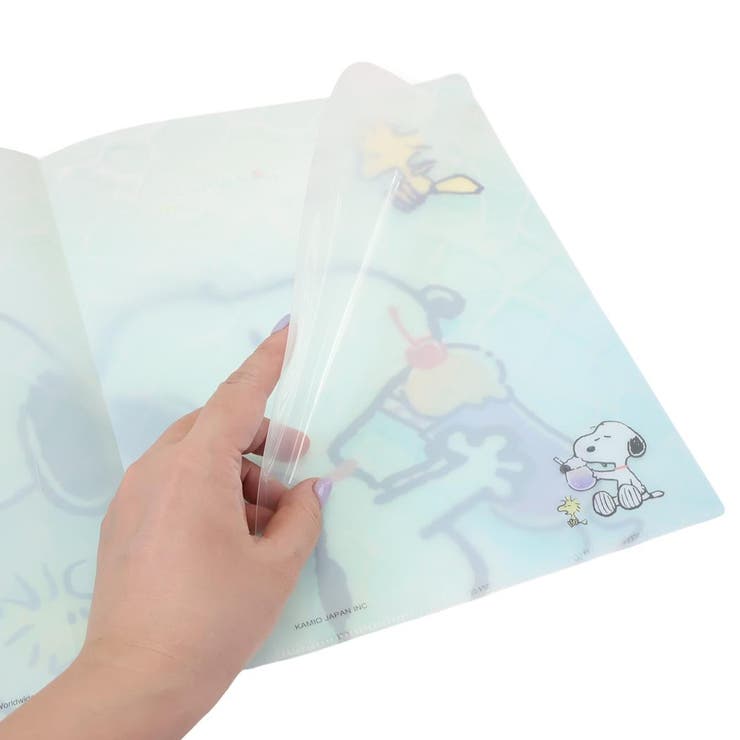 スヌーピー ポケットファイル Wサイドポケットクリアファイル | cinemacollection | 詳細画像5 