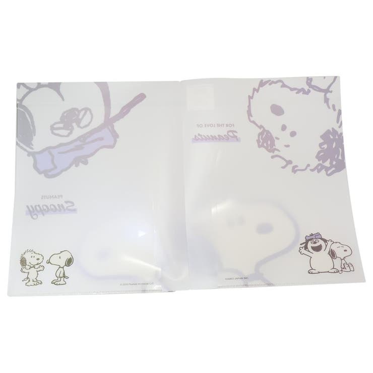 スヌーピー ポケットファイル Wサイドポケットクリアファイル | cinemacollection | 詳細画像3 