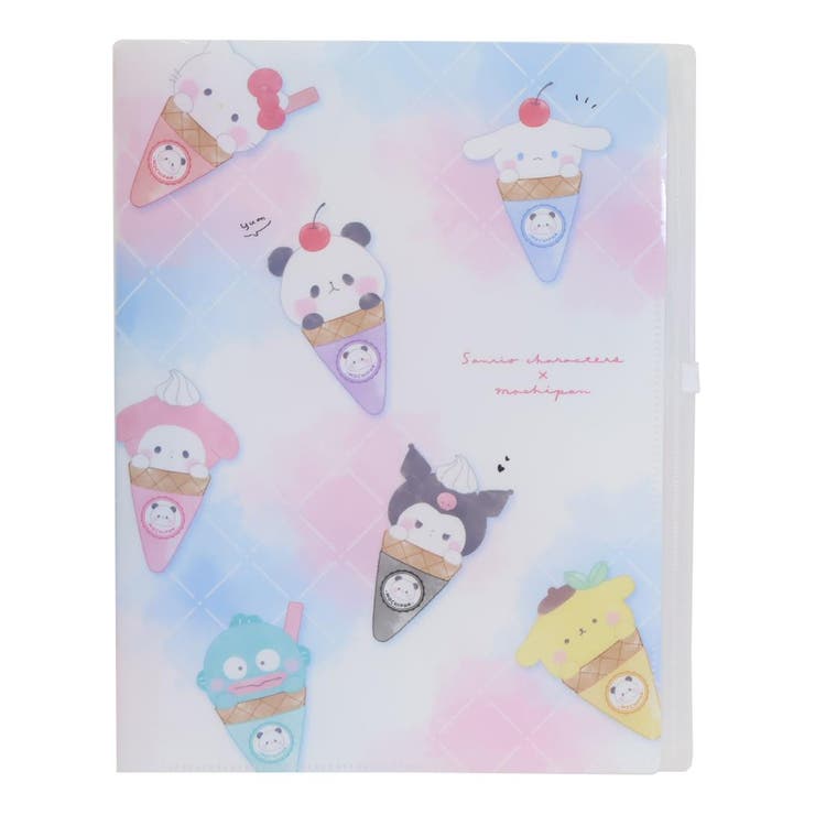 サンリオキャラクターズxもちもちぱんだ ポケットファイル ファスナー付き6ポケッ… | cinemacollection | 詳細画像1 