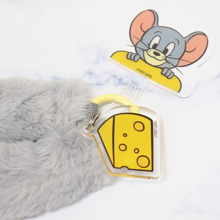 トム＆ジェリー スマホアクセ マルチリングプラスファーハンドストラップ | cinemacollection | 詳細画像2 