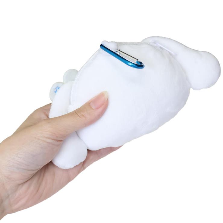 シナモロール ミニポーチ カラビナ付きぬいぐるみファスナーマスコット | cinemacollection | 詳細画像2 