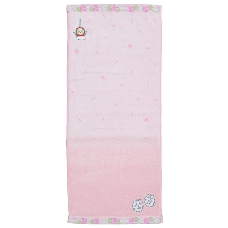 ちいかわ フェイスタオル 無撚糸パイルジャカードロングタオル | cinemacollection | 詳細画像1 