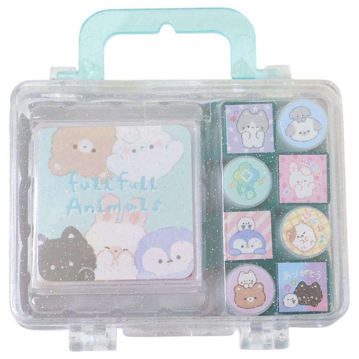 はんこセット スタンプセット フルフルアニマル | cinemacollection | 詳細画像1 