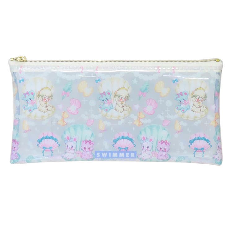 【即日発送】新品未使用スイマーswimmer ペンケース　クリアスリムペンケース スイマー SWIMMER クリアスリムペンケース クリアフラットポーチ