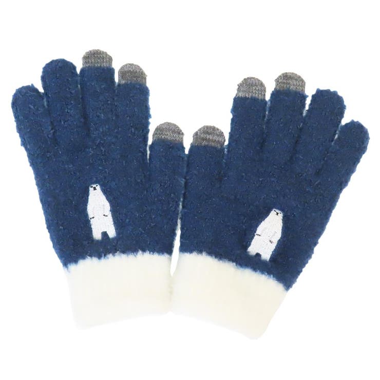 手袋 スマホ手袋 ホッキョクグマ | cinemacollection | 詳細画像1 