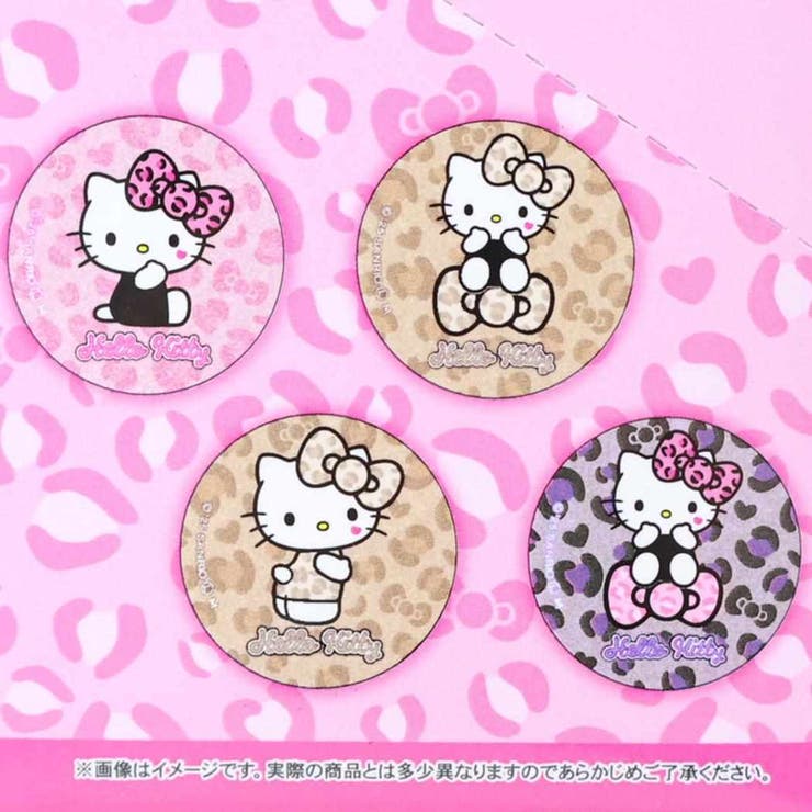 ハローキティ 缶バッジ トレーディンググリッターカンバッジ[品番