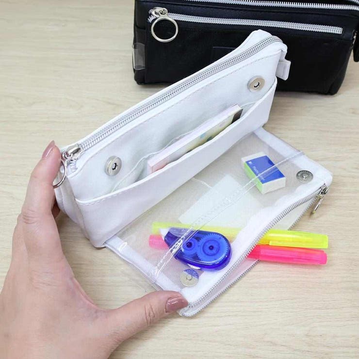 ペンケース ピタッとメッシュオープンペンポーチ モノアンドベーシック | cinemacollection | 詳細画像5 