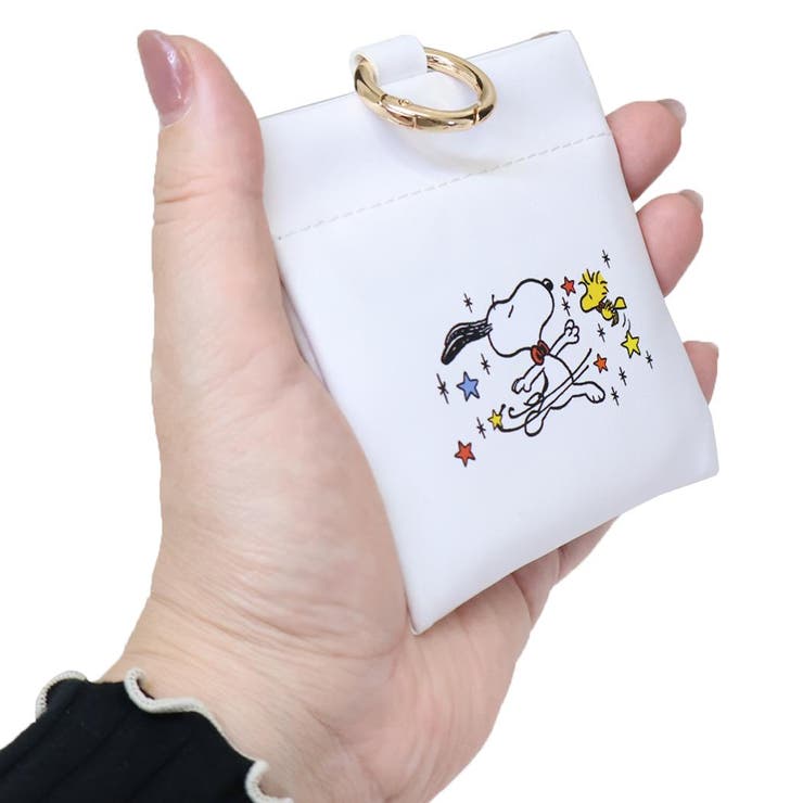 スヌーピー ミニポーチ カラビナ付きバネケース | cinemacollection | 詳細画像2 