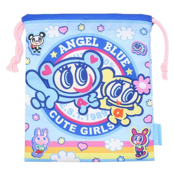 エンジェルブルー 巾着袋 きんちゃくポーチ | cinemacollection | 詳細画像1 