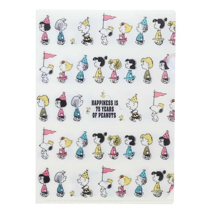 スヌーピー クリアフォルダー A5仕切り付きファイル | cinemacollection | 詳細画像1 