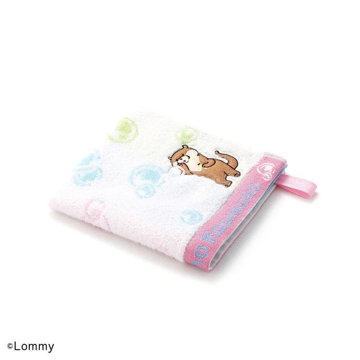 可愛い嘘のカワウソ ループタオル 無撚糸ループ付きウォッシュタオル | cinemacollection | 詳細画像2 