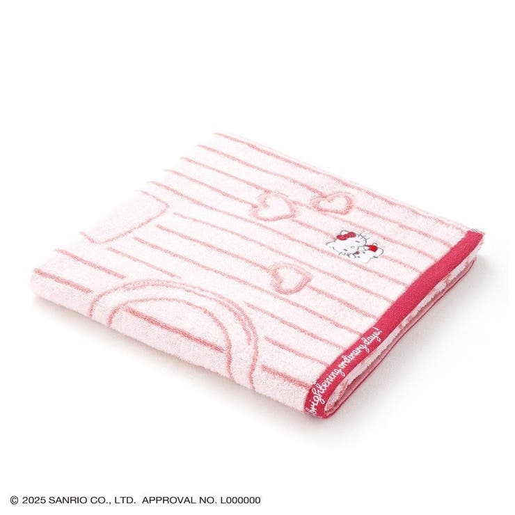 ハローキティ ビッグタオル 無撚糸フルフィーコットンバスタオル | cinemacollection | 詳細画像3 