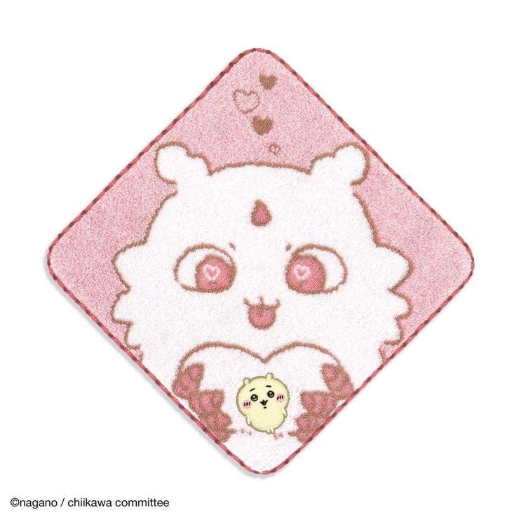 ちいかわ ミニタオル 無撚糸フルフィーコットンタオルハンカチ | cinemacollection | 詳細画像1 