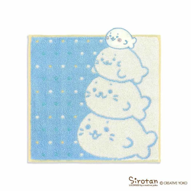 しろたん ミニタオル フルフィーコットン無撚糸タオルハンカチ | cinemacollection | 詳細画像1 