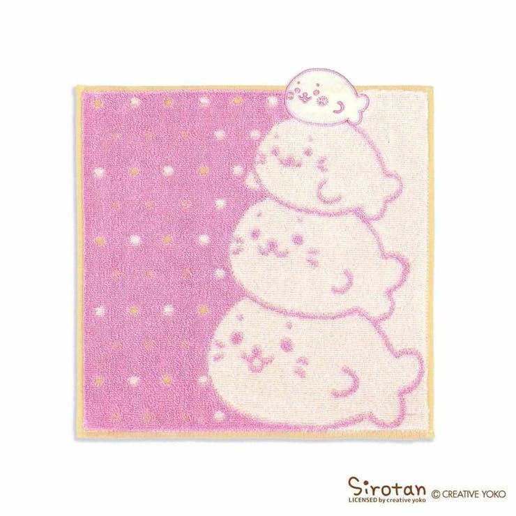 しろたん ミニタオル フルフィーコットン無撚糸タオルハンカチ | cinemacollection | 詳細画像1 