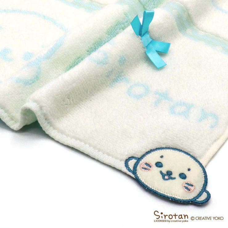 しろたん ミニタオル フルフィーコットン無撚糸タオルハンカチ | cinemacollection | 詳細画像2 