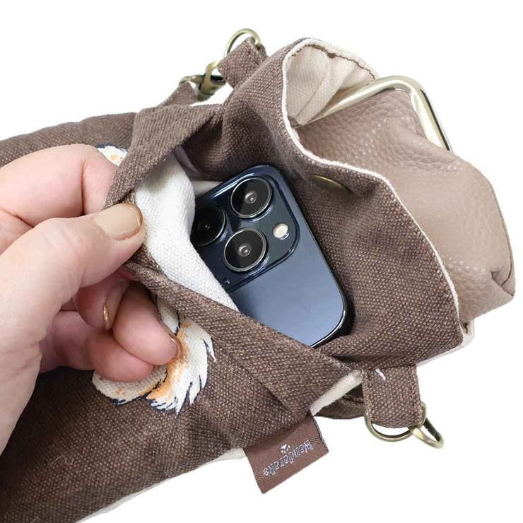 スマホポーチ スマホポシェット クッキーおすわり | cinemacollection | 詳細画像3 