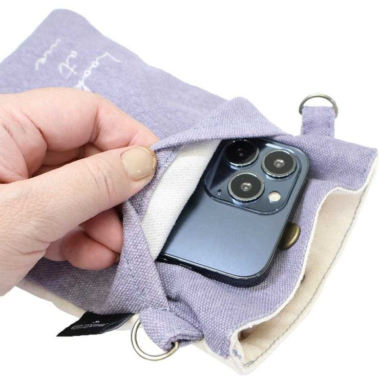 スマホポーチ スマホポシェット まめはちおねだり | cinemacollection | 詳細画像3 