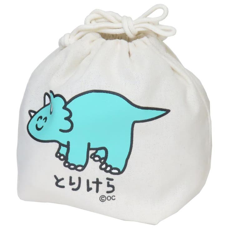 おえかきさん 巾着袋 マチ付ききんちゃくポーチ | cinemacollection | 詳細画像1 