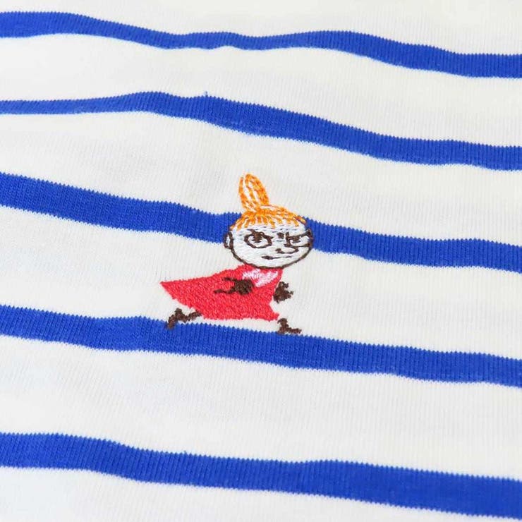 ムーミン Tシャツ 刺繍ボーダーロンT | cinemacollection | 詳細画像5 