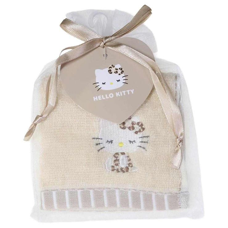 ハローキティ ミニタオル 巾着入りタオルハンカチ[品番：BREW0202614