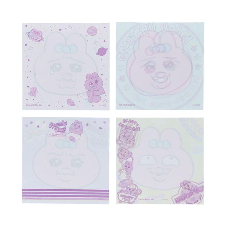 おぱんちゅうさぎ メモ帳 窓付スクエアメモ | cinemacollection | 詳細画像4 