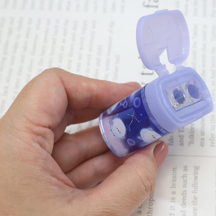 えんぴつ削り ツイン鉛筆削り ぽんぽんシマエナガ | cinemacollection | 詳細画像2 