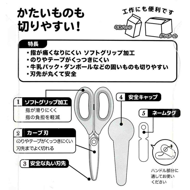 はさみ キャップケース付きカーブ刃ハサミ ぽんぽんシマエナガ | cinemacollection | 詳細画像2 