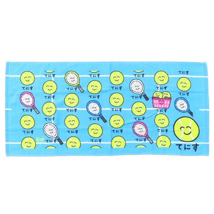 おえかきさん フェイスタオル プリントロングタオル | cinemacollection | 詳細画像1 
