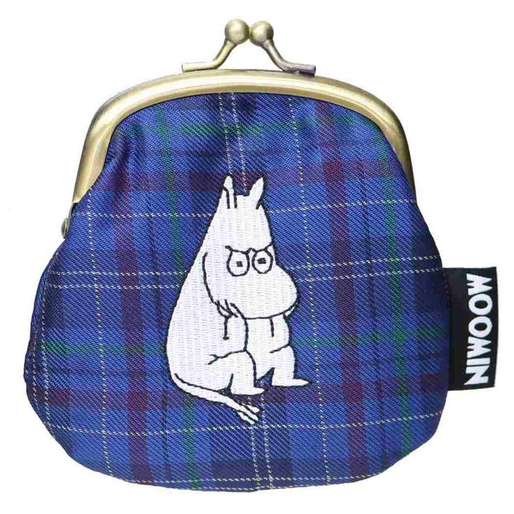 ムーミン 小銭入れ チェックジャガードがま口財布 | cinemacollection | 詳細画像1 